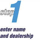 Enter Name & Dealership